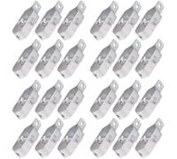 PRETYZOOM 4 Ensembles Tendeur De Câble Copeaux Frontière Aboyer Tendeur Grillage Tendeur Cable Piquet Cloture Tendeur De Fil De Clôture Outils pour Tendre Le Fil Acier A3 Silver 6 Pièces * 4