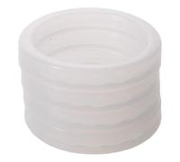 PRETYZOOM 4 Pièces Anneau Diffuseur Parfumé en Silicone pour Ampoule 56mm | Adapté aux Ampoules à Incandescence et Halogènes, Installation Simple, Diffusion Stable, Usage Maison et Veilleuse