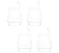 PRETYZOOM 4 Pièces boite de lingettes bébé essuyer Couler recharge lingette bebe lingettes bebe lingette bébé distributeur de lingettes pour salle de bain étui à lingettes pp Transparent