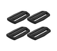 PRETYZOOM 4 Pièces Boucle de Ceinture de Plongée en Plastique Abs Noire pour Sangle Nylon, Ajustement et Stabilité Renforcée, pour Apnée et Snorkeling
