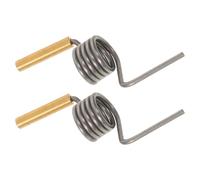 PRETYZOOM 4 Pièces Charnière Inférieure et Prévention de L'affaissement pour Porte de Réfrigérateur en Acier Inoxydable, Fil de 1,3mm et Diamètre 10mm, Performance Stable