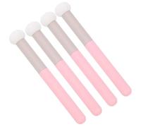PRETYZOOM 4 pièces Éponges Maquillage Champignon avec Manche Pinceaux Correcteurs Doux et Multifonctions pour Fond de Teint et Anti-ombres Usage Humide et Sec