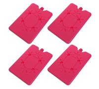 PRETYZOOM 4 Pièces Pack de Glace Réutilisable 200ml en PE Vacances, Blocs Réfrigérants Sûrs pour Aliments et Remède, pour Glacières Portables en Camping