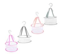 PRETYZOOM 4 pièces Panier de Séchage Suspendu Maille Lot de Corbeilles Multifonctions pour Maquillage et Linge Support Aéré pour Pinceaux et Éponges Cosmétiques Rangement Ventilé pour Salle