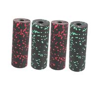 PRETYZOOM 4 pièces Petit rouleau cylindrique en mousse creux portable pour relaxation musculaire et fitness rouleau d'exercice pour auto-massage et amélioration dureté modérée 4 pcs 2