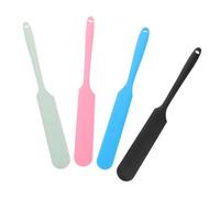 PRETYZOOM 4 Pièces Spatule à Cire Plastique pour Épilation Applicateurs de Cire pour Visage et Corps Outils Épilation sans Marque Lot de Spatules Plastiques Dure et Molle