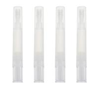 PRETYZOOM 4 pièces Stylo Vide pour Huile Cuticules avec Embout Silicone Applicateur Ergonomique pour Nutrition Ongles Huile Essentielle et Croissance Cils