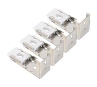 PRETYZOOM 4 Pièces Support de Fixation pour Tringle de Store Romain Rail de Volet Roulant Installation Latérale et Supérieure Matériau pour Décoration Intérieure