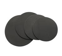 PRETYZOOM 4 pièces Tapis de Batterie Silencieux Pads de Sourdine pour Pratique Coussin Entraînement pour Batterie Accessoires Calmes pour Batteurs Débutants et Confirmés