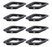 PRETYZOOM 4 Sets Boucles en Plastique pour Chaise de Gaming Noir, Accessoires Faciles à Installer et Pratiques pour Siège de Jeu à Domicile Bar