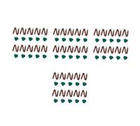 PRETYZOOM 40 Ensembles Bouchon de décoration de Bouteille de vin Petite écharpe de Noël Mini écharpe Bonnet de Noel Mini Chapeau de poupée de noël Bricolage Fil