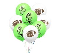 PRETYZOOM 40 Pièces ballons de foot Ballons imprimés ballons de fête de football impression de ballons en latex articles de fête ballons