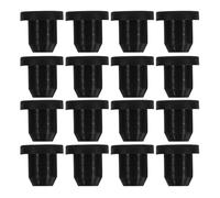 PRETYZOOM 40 Pièces Bouchons en Silicone Noirs pour Bouteilles, Capuchons D'extrémité Robustes et Étanches, Diamètre 6,5 Mm, Maintien de Fraîcheur pour Trous de 5,8 à 6,3 Mm