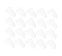 PRETYZOOM 40 pièces Transparent Plastic Shoe Supports Sock Molds For Feet Display Foot Mannequin Stands