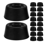 PRETYZOOM 40 Protections Embouts en Caoutchouc Noir pour Queue de Billard Housse de Protection Antidérapante Kit de Réparation Solide Protège-Queue pour Salle de Loisirs et Billard