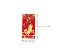 PRETYZOOM 48 pièces Money Packets Year Of The Horse Chinese Year Envelopes For Spring Festival Weddings Birthdays Traditional Lucky Money Bags