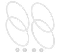 PRETYZOOM 4ensembles Joint Étanchéité De Remplacement Pour Boîte à Lunch Silicone Bouchon Pour Préparation De Repas Accessoire De Réparation Pour Couvercle De Contenant Alimentaire