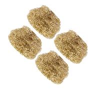 PRETYZOOM 4pcs Nettoyant pour Fer à Souder en Fil de Cuivre Doré, Kit Nettoyage, Facile à Utiliser, Améliore L'efficacité de Soudure