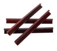 PRETYZOOM 4pcs Rack Portable pour Mahjong Bois Règle pour Mahjong avec Conception Rainurée pour Les Joueurs Traditionnels Et Domino Accessoires De Jeux De Société