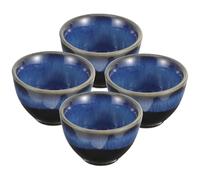 PRETYZOOM 4pièces Lot de Tasses Céramique Style Japonais pour Saké Thé Café Vin Eau Tasses à Vin Et Saké