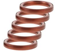 PRETYZOOM 5 Pièces Joint D’échappement Moto Hors-piste Cuivre Rond | Pièces de Remplacement, pour Scooter et Quad, Résistance Haute Température, Taille 3,30x3,30x1,00cm
