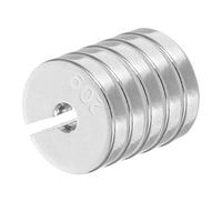 PRETYZOOM 5 Pièces Slotted Weight Metal Physics Experiment Tools For Middle School Science With Polished Surface And Standard Slot Compatibility