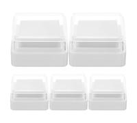 PRETYZOOM 5 pièces Tampon Encreur DIY Encre Lavable pour Bricolage sur Bois Kit Vide avec Étui Haute Densité pour Scrapbooking et Création Artisanale