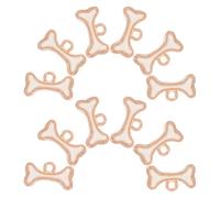 PRETYZOOM 50 Breloques en Alliage de Zinc Forme Os Blanc pour Fabrication Colliers et Bracelets pour Animaux de Compagnie, Design Vintage Portable et Polyvalent pour Créations DIY