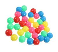 PRETYZOOM 50 pièces Balles Plastiques Colorées Lot de Boules Sensorielles pour Activités Éducatives Comptage Sécurisées et Fiables pour Adultes