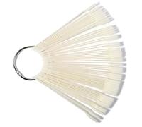 PRETYZOOM 50 pièces Palette Couleurs Ongles Nuancier Pratique pour Gel Nail Accessories et Nail Sample Sticks Présentoir Compact et Résistant pour Manucure et Training