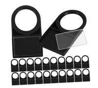 PRETYZOOM 50 Pièces Push Button Switch Notice Board Identification Plate For Electrical Control Panels Compact Design High Visibility For Industrial Use