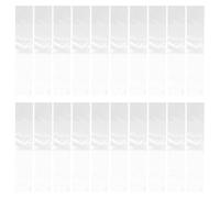 PRETYZOOM 50 Pièces Transparent Necktie Storage Bags Plastic Sleeves Dustproof Tie Organizer Covers for Wide Ties Travel and Retail Use