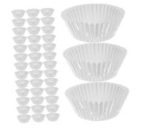 PRETYZOOM 500 pièces Caissettes à Muffins Aluminium Épais Lot Résistantes à Huile Renforcées pour Cupcakes et Brownies pour Mariages