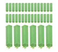PRETYZOOM 500 Pièces Cheville Plastique M6 Verte pour Plaques, Stabilité | Structure Interne à Microdents, Marquages Verts, pour Coques D’équipement et Appareils Domestiques