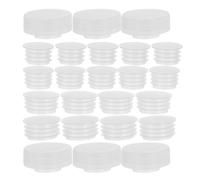 PRETYZOOM 500 Pièces Shaker Stopper Replacement Plugs Plastic Salt And Pepper Shaker Caps Id Reusable Round Bottle End Caps For Spices Flower Pots And Pipes