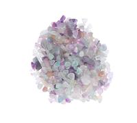 PRETYZOOM 500g Petites Pierres de Cristal Naturelles pour Pots de Fleurs Fonction de Démagnétisation et Décoration Lumineuse, pour Jardin Féerique Intérieur