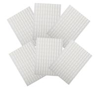 PRETYZOOM 6 feuilles Autocollants Double Face pour Faux Ongles Transparente Adhésif Nail Form Stickers pour Manucure DIY et Salon