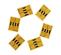 PRETYZOOM 6 Pièces Capteur de Déformation Haute Précision pour Balances Électroniques, Alliage D'aluminium, Conception Pont Complet sans Soudure, Compatible Cellules de Charge Automatisées