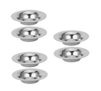 PRETYZOOM 6 Pièces Chandelle à Fonte des Bougies à Fusion Plat de Remplacement pour Chauffe-Cire Petite creuset de Cire pour l' marmite en métal Acier Inoxydable