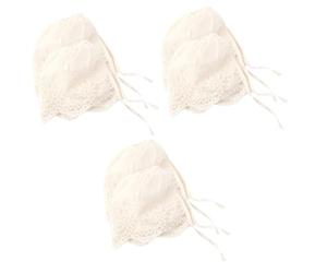 PRETYZOOM 6 Pièces chapeau de dentelle de bébé bonnet bebe casquette bebe de dédicace pour bébé chapeau pour petite fille bandeau bandana casquettes nouveau-né bonnet bébé 6-12 mois
