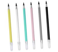 PRETYZOOM 6 pièces Crayons Eternels Sans Encre Léger et Crayons Effaçables pour Étudiants et Artistes Fournitures de Dessin Pratiques et Résistants Couleur Aléatoire Couleur Aléatoire