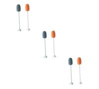 PRETYZOOM 6 Pièces Éponge Brosse À Long Manche Tasse Brosse Bouilloire Couvercle Brosse Ménage Nettoyant Tasse Brosse De Nettoyage Brosse Bouteille D'Eau Nettoyant Brosse En Plastique