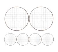 PRETYZOOM 6 Pièces Filtre de Fournaise pour Diffuseur D'arômes Rond | Argenté, Résistant à Haute Température, Capture Cendres et Débris, Installation Facile