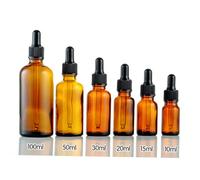 PRETYZOOM 6 pièces Flacons Huile Essentielle Verre Teinté avec Pipette Lot de Petites Bouteilles pour Parfum et Huiles Compactes et Ergonomiques pour Voyage et Échantillons