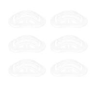 PRETYZOOM 6 pièces Mentonières Casque Vélo Transparent Coussinets Menton PP pour Casque Roller Moto et Vélo Accessoires de Sécurité Durables et Confortables