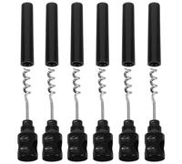 PRETYZOOM 6 Pièces Ouvre-bouteille Noir Multifonction en Pp, Tire-bouchon de Poche Portable, Design Pratique et Rapide, Maison Bureau