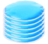 PRETYZOOM 6 pièces Patchs Yeux Rafraîchissants Gel Réutilisables Coussinets Ronds PVC sans Latex pour Relaxation et Soin Contour des Yeux Masque Froid Apaisant pour Rides Masque Cache-œil