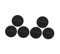 PRETYZOOM 6 pièces Puff Fond de Teint Ultra-fin PU Cuir et Tissu Doux Applicateur Poudre Pressée Compatible Boîtes de Poudre Confortable et Léger pour Maquillage Quotidien