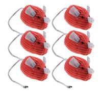 PRETYZOOM 6 Pièces Souris pour Chat, Stimule L'instinct de Chasse, Peluche | Herbe à Chat, Aide L'exercice, Protège les Meubles, pour Fournitures Félines, Usage Intérieur