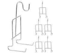 PRETYZOOM 6 Pièces Support de Tasse à Thé Argenté pour Présentation Élégante de Tasses et Soucoupes Support Robuste pour Exposer Théières et Mugs la Cuisine